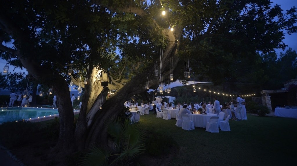 villa wedding reception in Ibiza