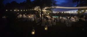 Ibiza wedding dinner in villa